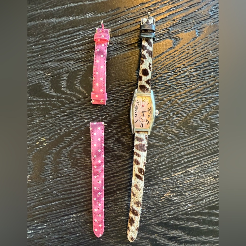 Michele Watch with two Straps: